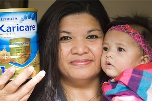 Corinne Ola says one shop was charging an extra $3 a can for those who wanted to buy more than two tins. Photo / Paul Estcourt