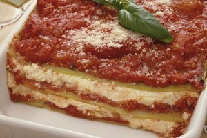 Keep your lasagne moist with a top layer of tomato or bechamel sauce. Photo / Thinkstock