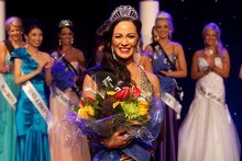 Miss Wellington Priyani Puketapu winner of the Miss Universe New Zealand. Photo / Marty Melville