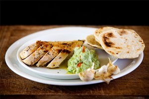 Chicken with guacamole. Photo / Supplied