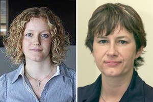 Professor Susan Watson (right) and PhD student Rebecca Hirsch. Photos / Supplied, Brett Phibbs