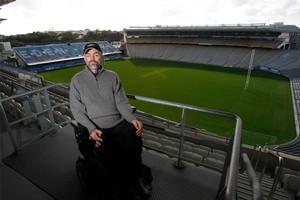 Tony Howe says Eden Park has allocated a generous number of 'very good' seats to disabled visitors. Photo / Dean Purcell