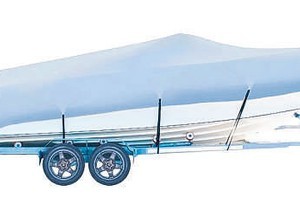 The DryZone cover is made for boats between 4m and
7m. Photo / Supplied