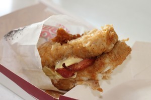 The Double Down burger. Photo / Paul Harper