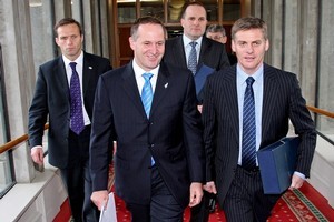 John Key and Bill English will be expected to flesh out their agenda for economic growth. Photo / Getty Images