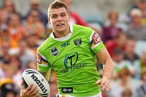 Josh Dugan of the Canberra Raiders. Photo / Getty Images