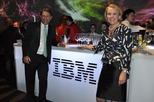 IBM Global Business Services, Australia New Zealand, managing director Andrew Stevens and IBM New Zealand's managing director Jennifer Moxon. Photo / supplied