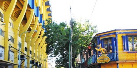 La Bombonera stadium – home of Boca Juniors. Photo / Jill Worrall
