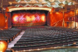 The theatre aboard the Rhapsody of the Seas. Photo / Supplied