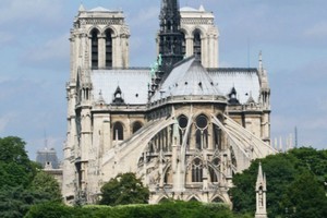 Notre Dame Cathedral, with its glorious stained-glass windows, is one of the many beautiful sights that attract swarms of tourists in Paris. Photo / Jim Eagles