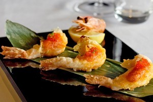Deep-fried paradise prawns at Cocoro. Photo / Natalie Slade