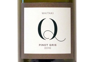 Q Pinot Gris 2010, $33.35. Photo / Supplied