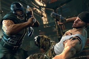 A screenshot from Bethesda Softworks' recently-released game Brink.