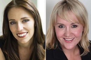 Labour MP Jacinda Ardern and National MP Nikki Kaye.