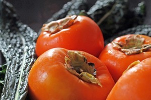 Choose persimmons that are firm with shiny skins. Photo / Janna Dixon