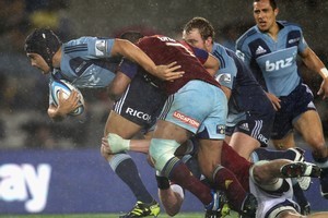 The most recent Blues vs Crusaders match was watched by more than 300,000 Kiwi TV viewers. Photo / Getty Images