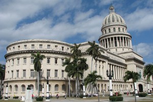 Havana's Capitolio was modelled on Washington DC's Capitol Building, but Cubans will proudly tell you it's taller. Photo / Jill Worrall
