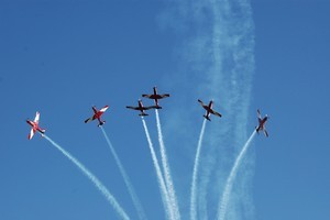 Parts of the Wide Bay Australia International Airshow will emulate the popular 1920s entertainment of barnstorming, where stunt pilots travelled to fairs and carnivals and performed gravity-defying tricks. Photo / Supplied