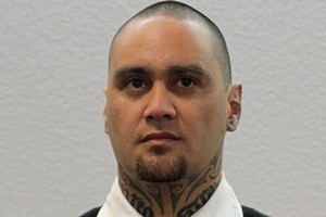 Musician, Tiki Taane, pictured in the Tauranga District Court this morning. Photo / Alan Gibson