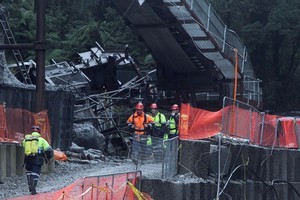 Mines Rescue enter the Pike River mine for the first time since the mine explosions.