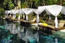 The pool at the Elysian in Bali beckons. Photo / Supplied