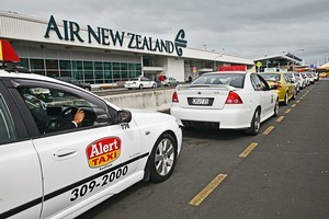 Auckland's taxi fare from the airport to the CBD is one of the most expensive in the world. Photo / Herald on Sunday