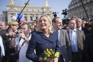 Coutela was a candidate for the controversial far-right party led by Marine Le Pen (pictured). Photo / AFP