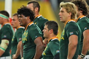 The Springboks will look to bounce back against the All Blacks on Saturday. Photo / Getty Images
