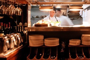 Cosy but grand, Gusto Bistro serves excellent food in a restored Art Deco building. Photo / Supplied