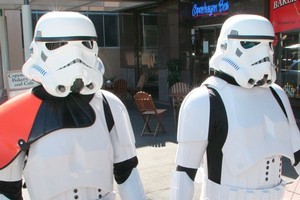 The iconic stormtrooper. Photo / Geoff Sloan