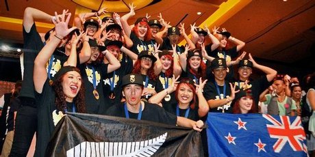 The Royal Family took the gold medal in the inaugural MegaCrew category. Photo / Kendal Collins The Royal Family took the gold medal in the inaugural MegaCrew category. Photo / Kendal Collins