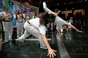 Capoeira performers at the Auckland Museum. Photo / Supplied