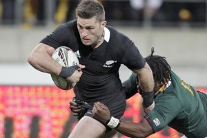 Cory Jane wearing the new All Black jersey against South Africa last weekend. Photo / Mark Mitchell