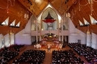 The Holy Trinity Cathedral during the state funeral of former Governer General Sir Paul Reeves. Photo / Getty Images The Holy Trinity Cathedral during the state funeral of former Governer General Sir Paul Reeves. Photo / Getty Images