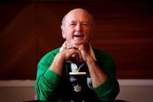 Irishman Tom Buckley likes a pint. Photo / Janna Dixon 