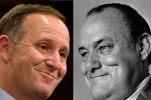 John Key is becoming a single, dominant voice in the media, much as Sir Robert Muldoon did at the height of his power. Photos / File