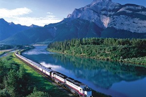 The Rocky Mountaineer rail service. Photo / Rocky Mountaineer Canada