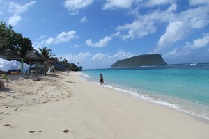 The beautiful beach at Lalomanu. Photo / Belinda Henley