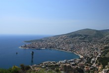 The city of Saranda on the Albanian Riviera. The huge increase in  tourist numbers to Albania has led to a boom in hotel construction along  this stretch of coast. Photo / Thinkstock