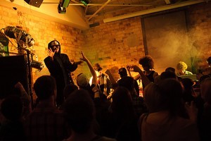 Super Villains perform at The Kingslander in Auckland. Photo / Nick Kingstone