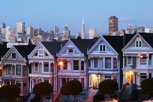 Full House-style houses in San Francisco. Photo / Thinkstock