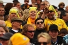 Wallabies fans enjoying themselves in Nelson. Photo / Getty Images