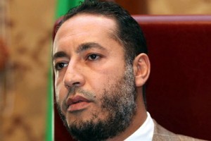 Saadi Gaddafi, son of ousted Libyan leader Muammar Gaddafi,is the second Gaddafi son wanted by Interpol. Photo / AFP
