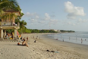 Kuta Beach, in Bali, Indonesia. Photo / Supplied