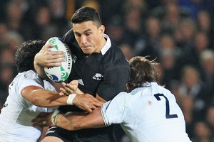 Sonny Bill Williams in action against France. Photo / Getty Images