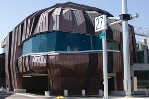 Wellington Airport's new international terminal, The Rock, was developed in preparation for the Rugby World Cup. Photo / Mark Mitchell