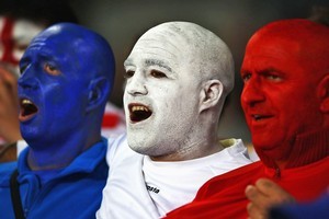 France fans overjoyed with their team's performance against England. Photo / Getty Images