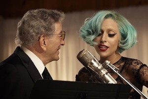 Lady Gaga and Tony Bennett team up for a duet. Photo / Supplied