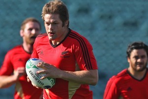 All Black captain Richie McCaw will play his 101st test tomorrow. Photo / Getty Images