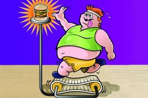 Many people reward themselves with high-calorie foods after going for a run, cancelling out any of the exercise's potential weight loss benefits. Image / Thinkstock